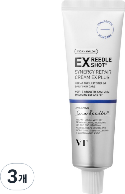 브이티코스메틱 리들샷 시너지 리페어 크림 EX 플러스, 50ml, 3개
