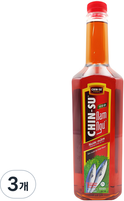 진수 남늑 피쉬소스 분짜소스용, 900ml, 3개