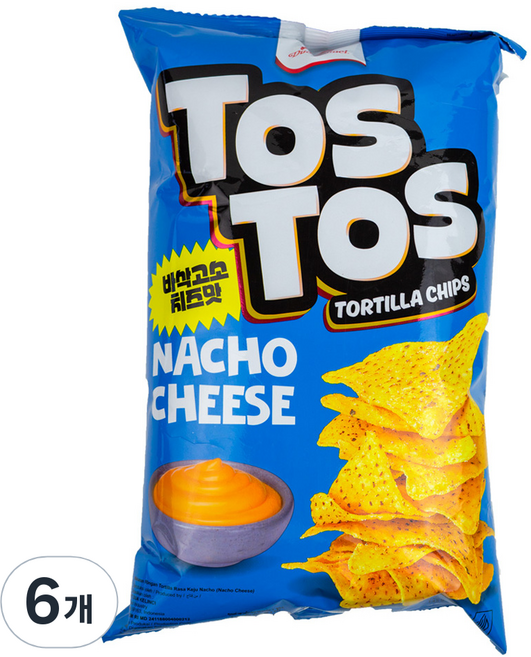 두아끌린찌 토스토스 치즈 토르티야 칩, 145g, 6개