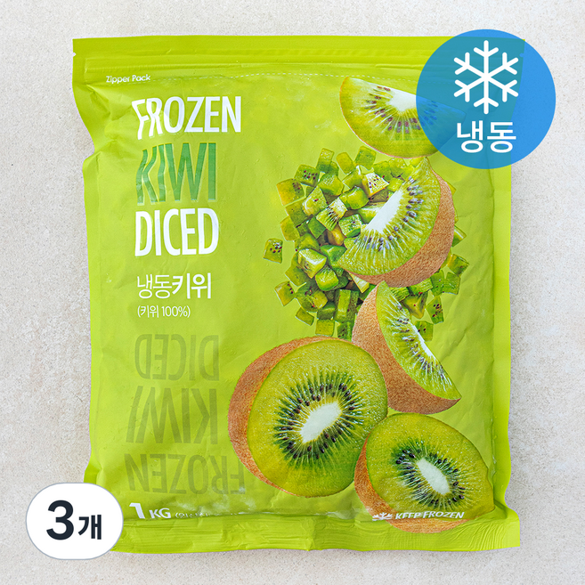키위 (냉동), 3개, 1kg