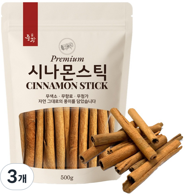 동광한방몰 시나몬스틱, 500g, 3개