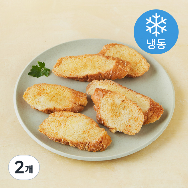 프레시오늘 코코넛 수제 바게트러스크 (냉동), 200g, 2개