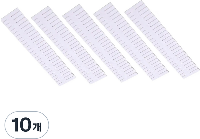 624C 서랍장용 칸막이, 화이트, 10개