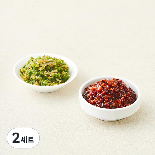 도들샘 멸치고추다짐 55g + 고들빼기낙지 비빔장 70g 세트, 125g, 2세트