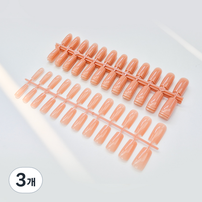 퍼니네일 말랑말랑 누드팁 240p, 3개, KN-T5057