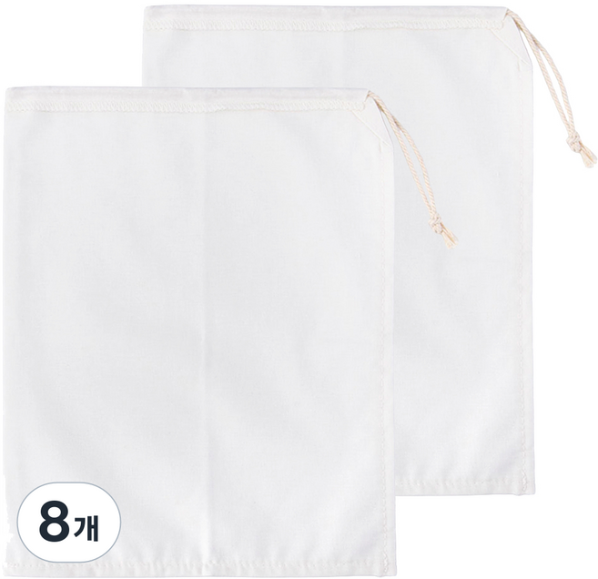 코멧 순면 주머니, 8개