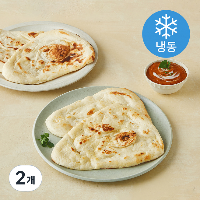 탄두리 난 5개입 (냉동), 500g, 2개