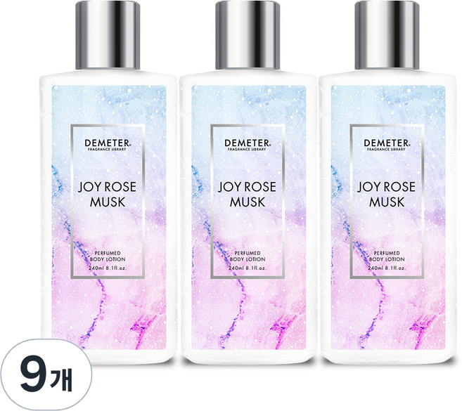 DEMETER 香氛身體乳 玫瑰麝香, 240ml, 9個