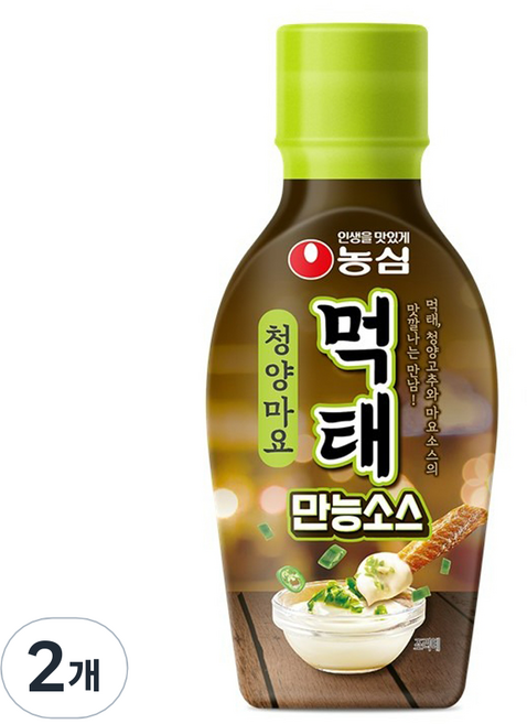 농심 먹태청양마요 만능소스, 250g, 2개