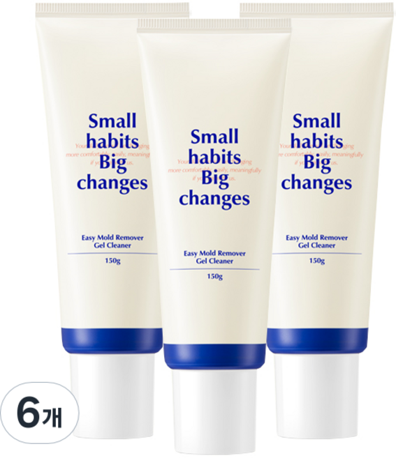 소소이지 이지 곰팡이제거젤, 150g, 6개
