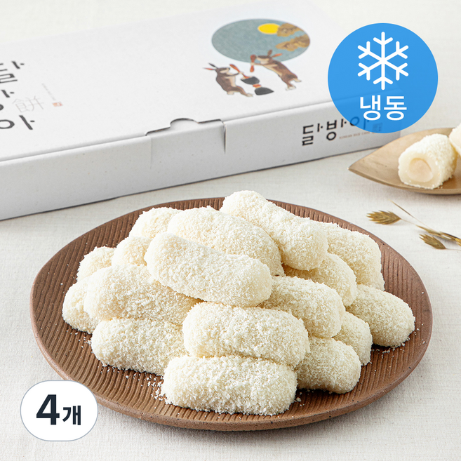 달방아 백앙금 인절미(냉동), 40g, 4개, 22개입