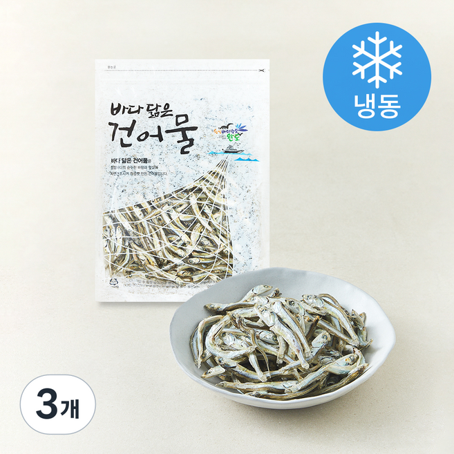 완도건강해 고추장 조림용 중멸치 (냉동), 3개, 300g