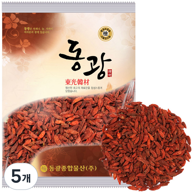 동광한방몰 구기자, 500g, 5개