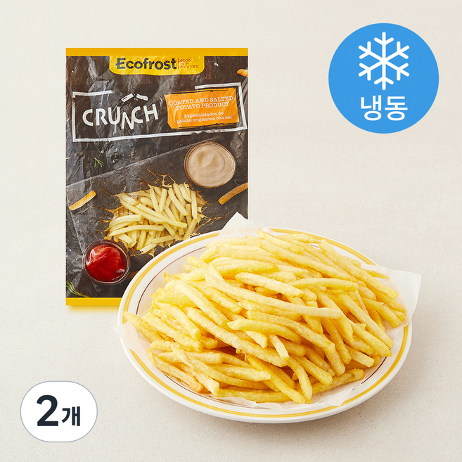 에코프로스트 에코크런치 7mm (냉동), 2.5kg, 2개