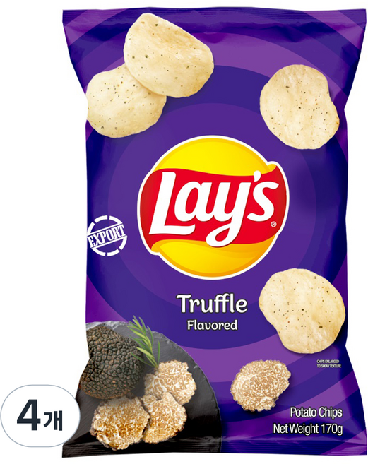 레이즈 트러플 감자칩, 170g, 4개
