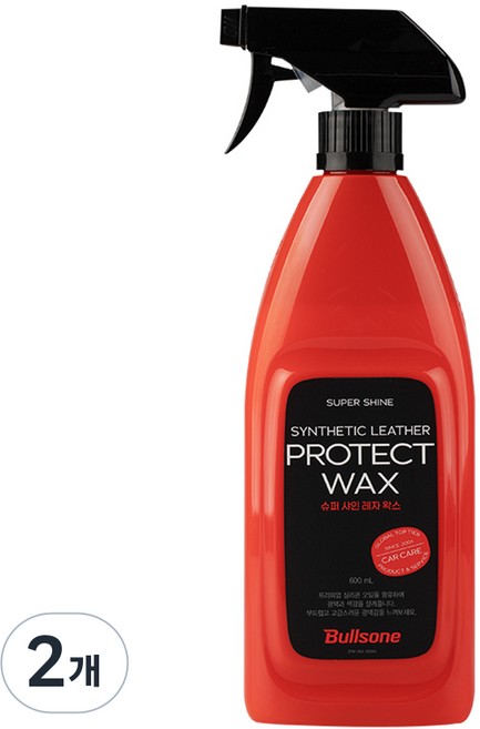 불스원 슈퍼 샤인 레자 왁스, 600ml, 2개