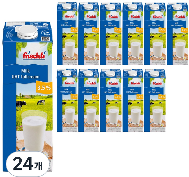 프리쉴리 독일 멸균우유 3.5%, 24개, 1L