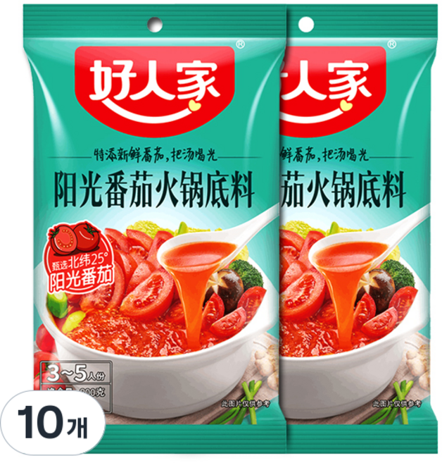 호인가 토마토 훠궈소스, 200g, 10개