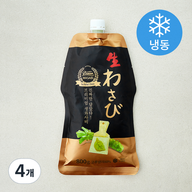 코우 프리미엄 생와사비 (냉동), 800g, 4개