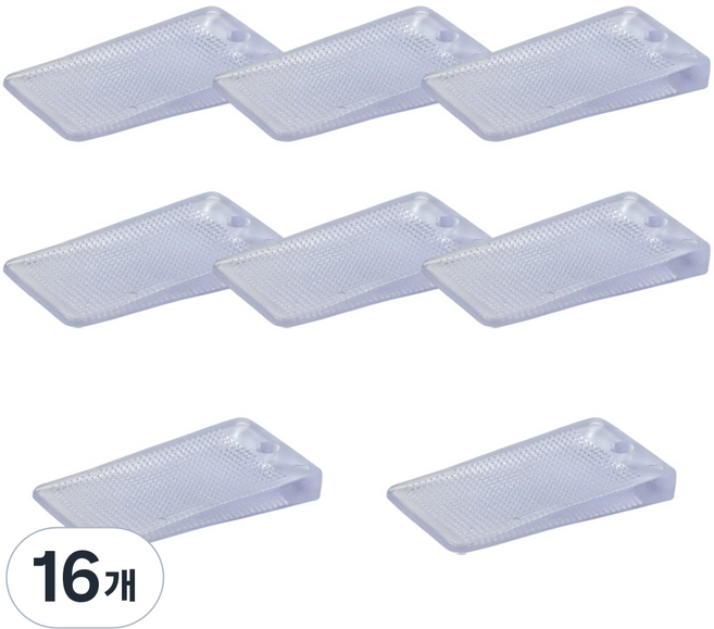 모나코올리브 수평맞추기 밀림방지 가구 레벨러, 투명, 16개