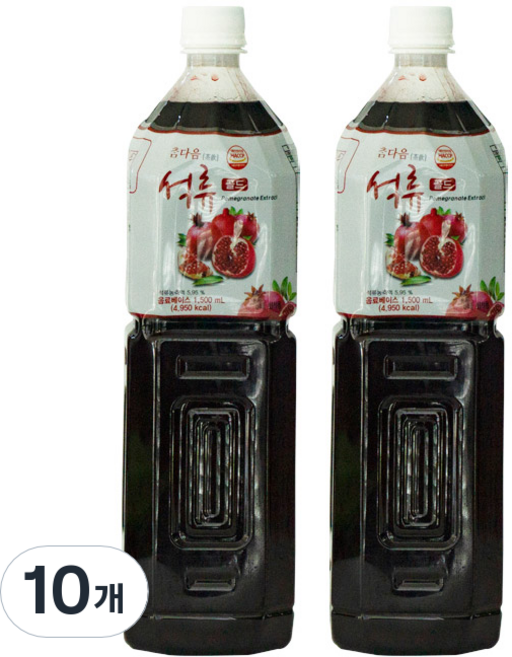 파낙스 참다음 석류 골드 음료베이스, 1.5L, 10개
