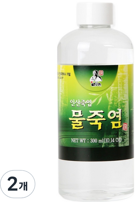 인산죽염 물죽염, 2개, 300ml