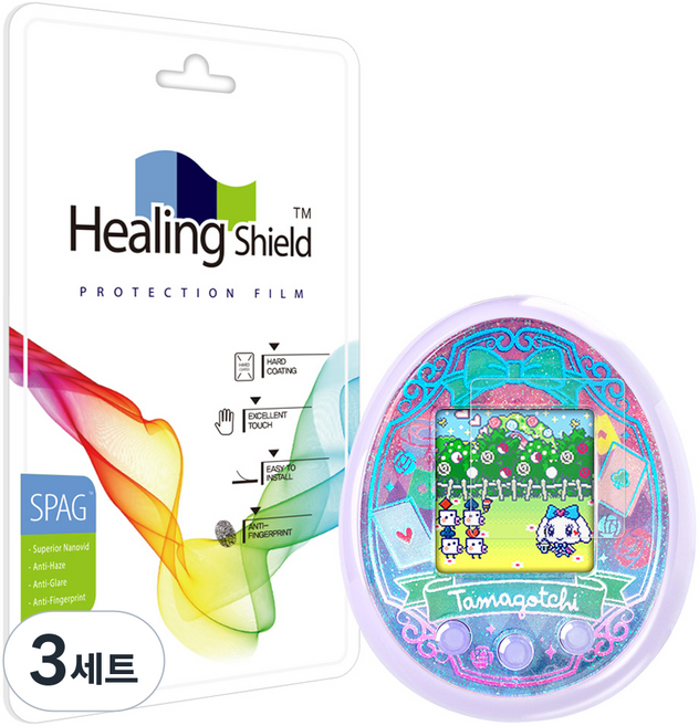 힐링쉴드 다마고치 온 슈페리어 저반사 액정보호필름 2p 세트, 3세트