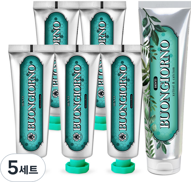 덴티본조르노 치약 구취케어 170g + 구취케어 100g x 5p, 5세트
