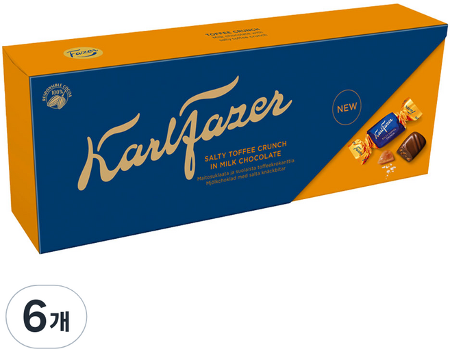 칼파제르 쏠티 토피 크런치, 6개, 250g