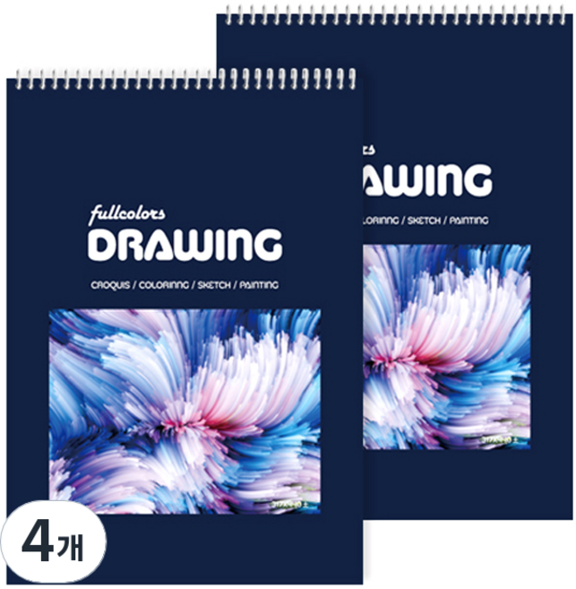 풀컬러즈 전문가용 스케치북 200g, 5절, 15매, 4개