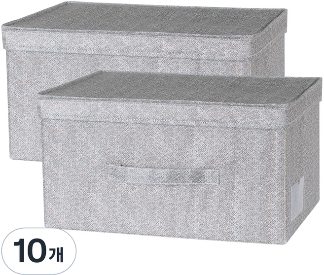코멧 홈 서랍형 수납박스, 그레이, 10개