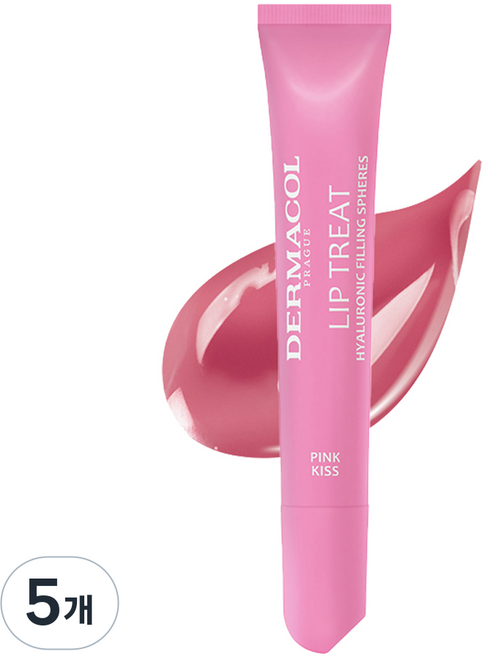 더마콜 립트릿 컬러 립글로스 10ml, 5개, 5호 핑크 키스