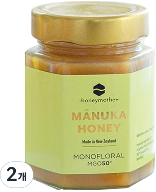 허니마더 모노 플로럴 마누카 꿀, 2개, 250g