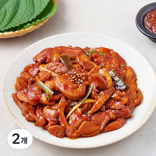 한입 쏙 춘천식 닭갈비, 600g, 2개