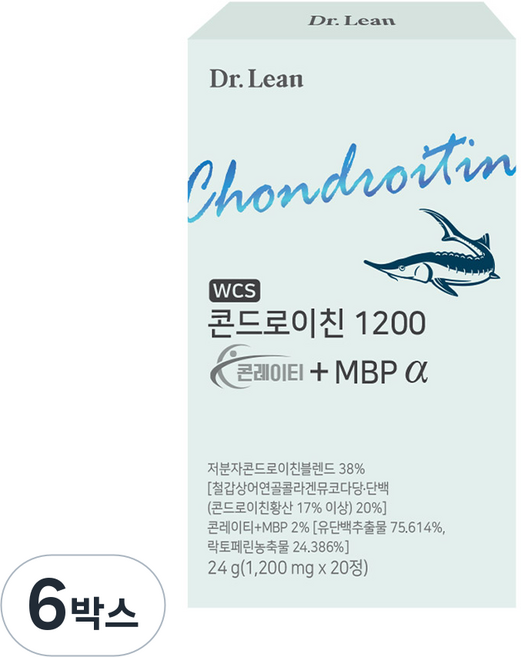 닥터린 콘드로이친 1200 콘레이티 MBP 알파 24g, 20정, 6박스