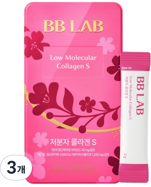 BB LAB 科研 NutriONE 低分子膠原蛋白 S 40入, 3個, 80g