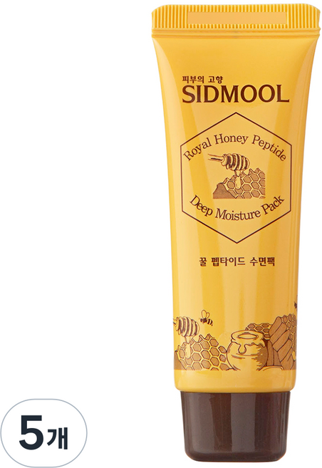 SIDMOOL 蜂蜜胜肽睡眠面膜, 40ml, 5個