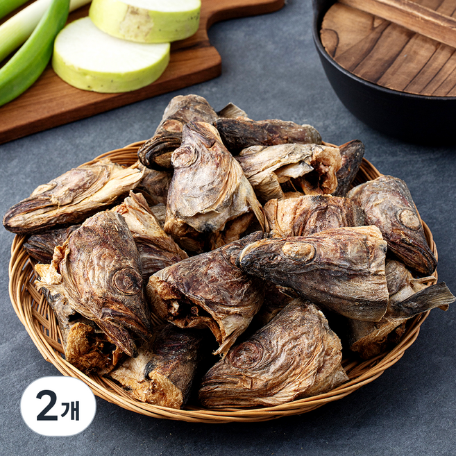 건조명태머리, 2개, 1kg
