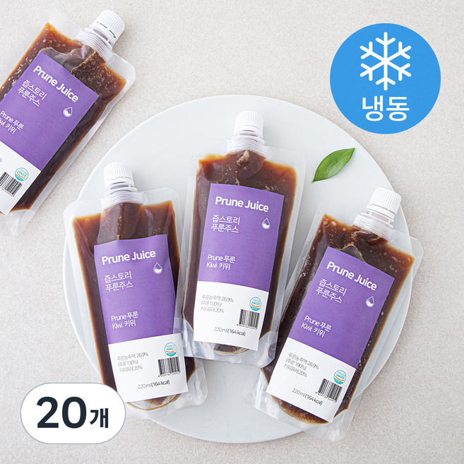 즙스토리 푸룬주스 (냉동), 220ml, 20개