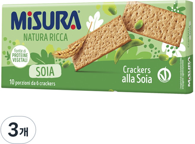 미주라 소이아크래커, 400g, 3개