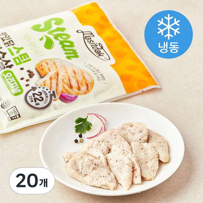 맛있닭 스팀 닭가슴살 오리지널 (냉동), 100g, 20개, 1개입
