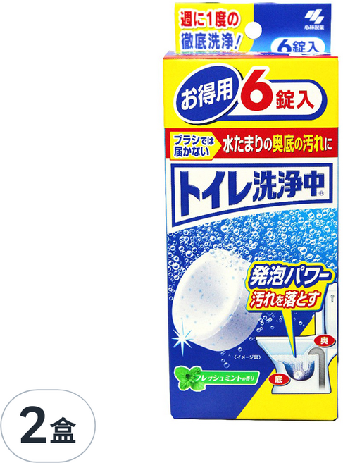 KOBAYASHI 小林製藥 廁所清潔發泡錠, 150g, 2盒