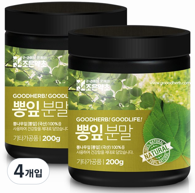 조은약초 뽕잎가루, 200g, 4개