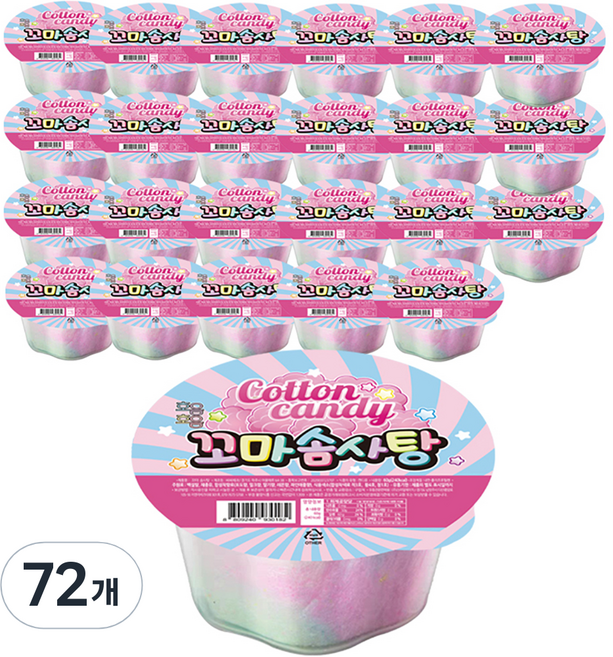 호음호음 꼬마솜사탕, 4g, 72개