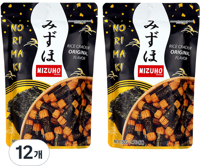 미즈호 노리마끼 오리지날, 50g, 12개