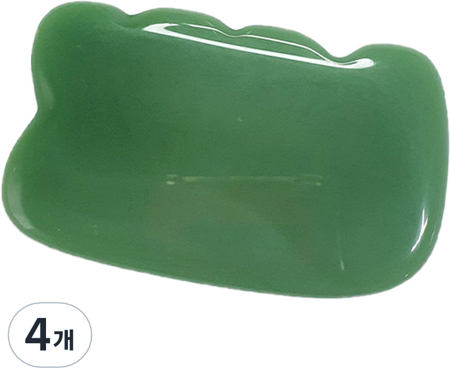 FROM ARTE 玉刮痧板, 4個, 波浪(BJ6-1)