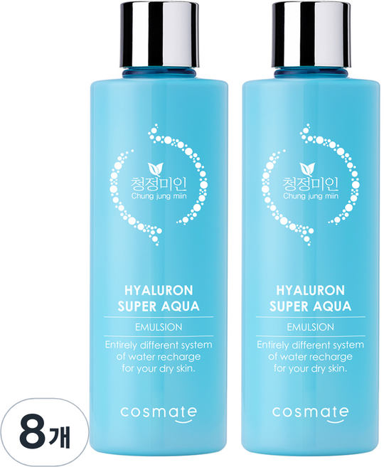 청정미인 히아루론 수퍼 아쿠아 에멀전, 300g, 8개