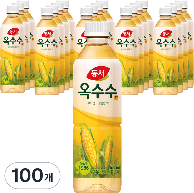 동서 옥수수차, 500ml, 100개