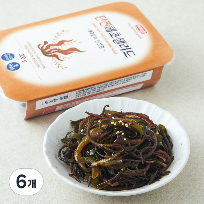 나무새 단짠 해초샐러드, 300g, 6개