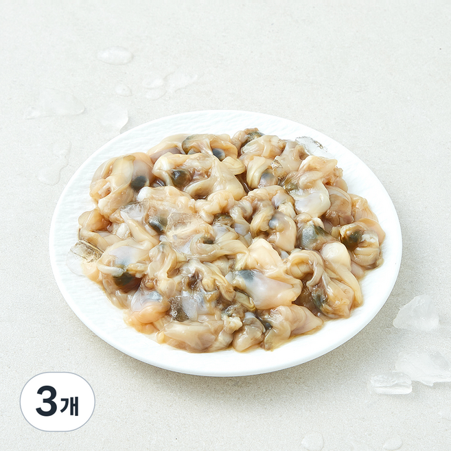 바다림 자연산 생물 바지락살 (냉장), 3개, 250g